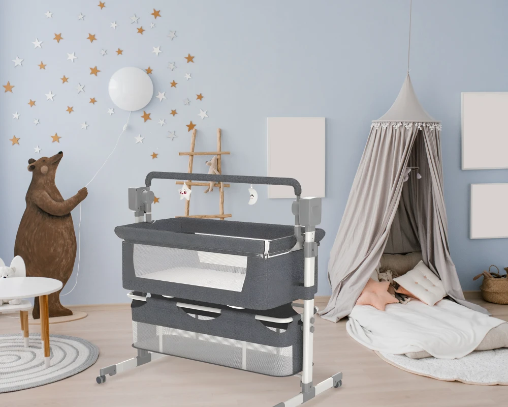 rocking bedside bassinet